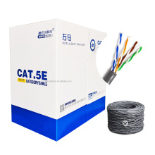 WANMA 24awg cca lan SFTP FTP UTP Cat5e Cable Network Indoor Outdoor Cable CAT5